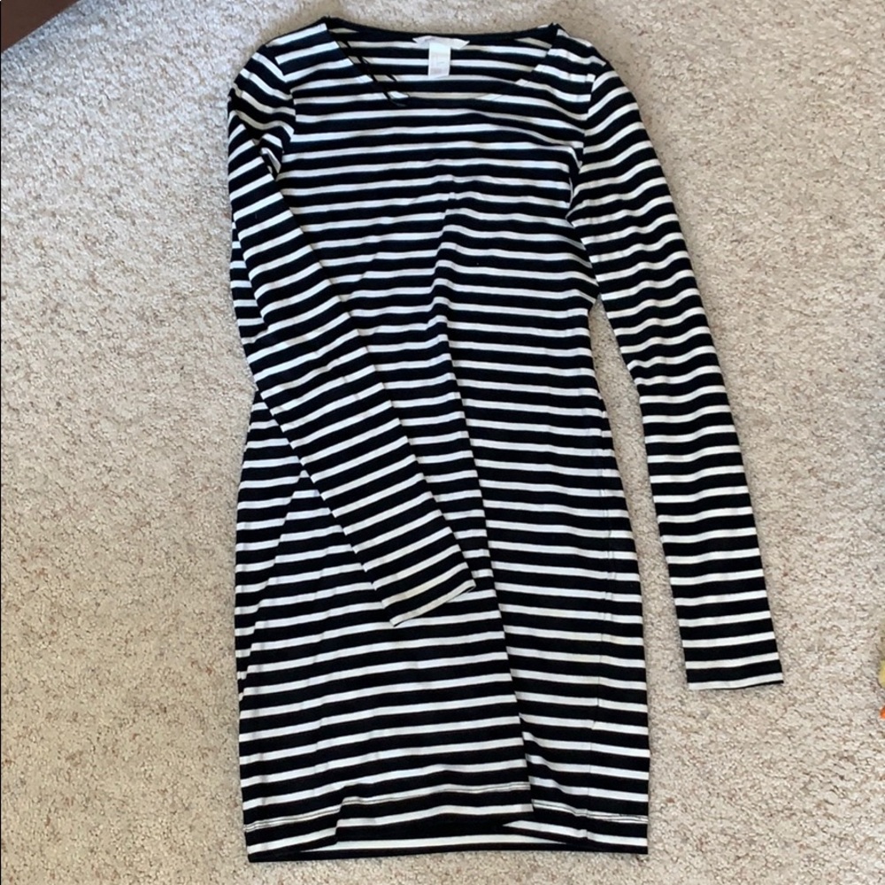 H&M strip dress